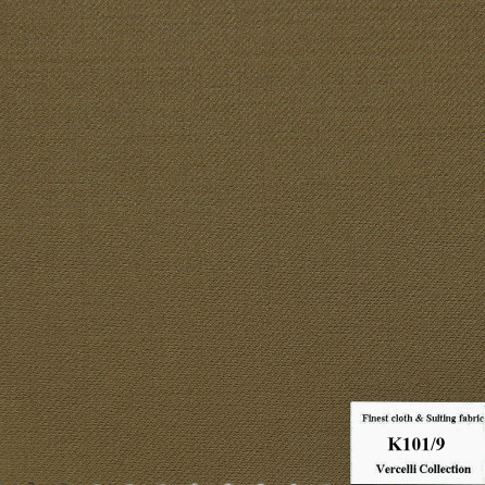 K101/9 Vercelli CVM - Vải Suit 95% Wool - Nâu sẫm Trơn